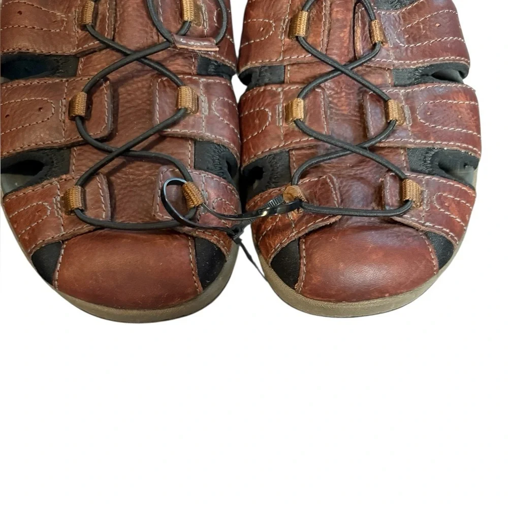 Clarks Brixby Cove Leather Slip On     Walking Comfort Closed Toe Shoe 13 Medium - Picture 5 of 10